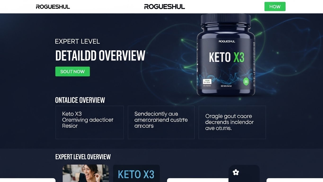 keto x3 rogueshul.com – Complete Insight Into Its Purpose, Use, and Value